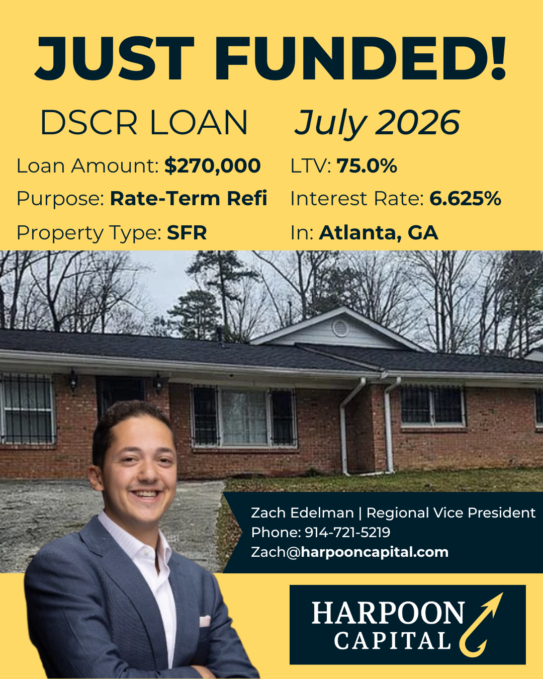 Brick ranch single family rental in Atlanta, Georgia